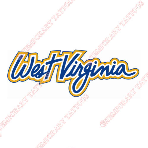 West Virginia Mountaineers Customize Temporary Tattoos Stickers NO.6928
